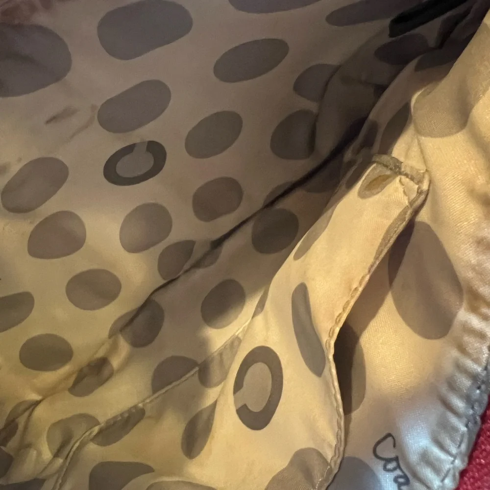 Coach Pebble Leather 9x6 Wristlet Purse - Picture 4 of 4